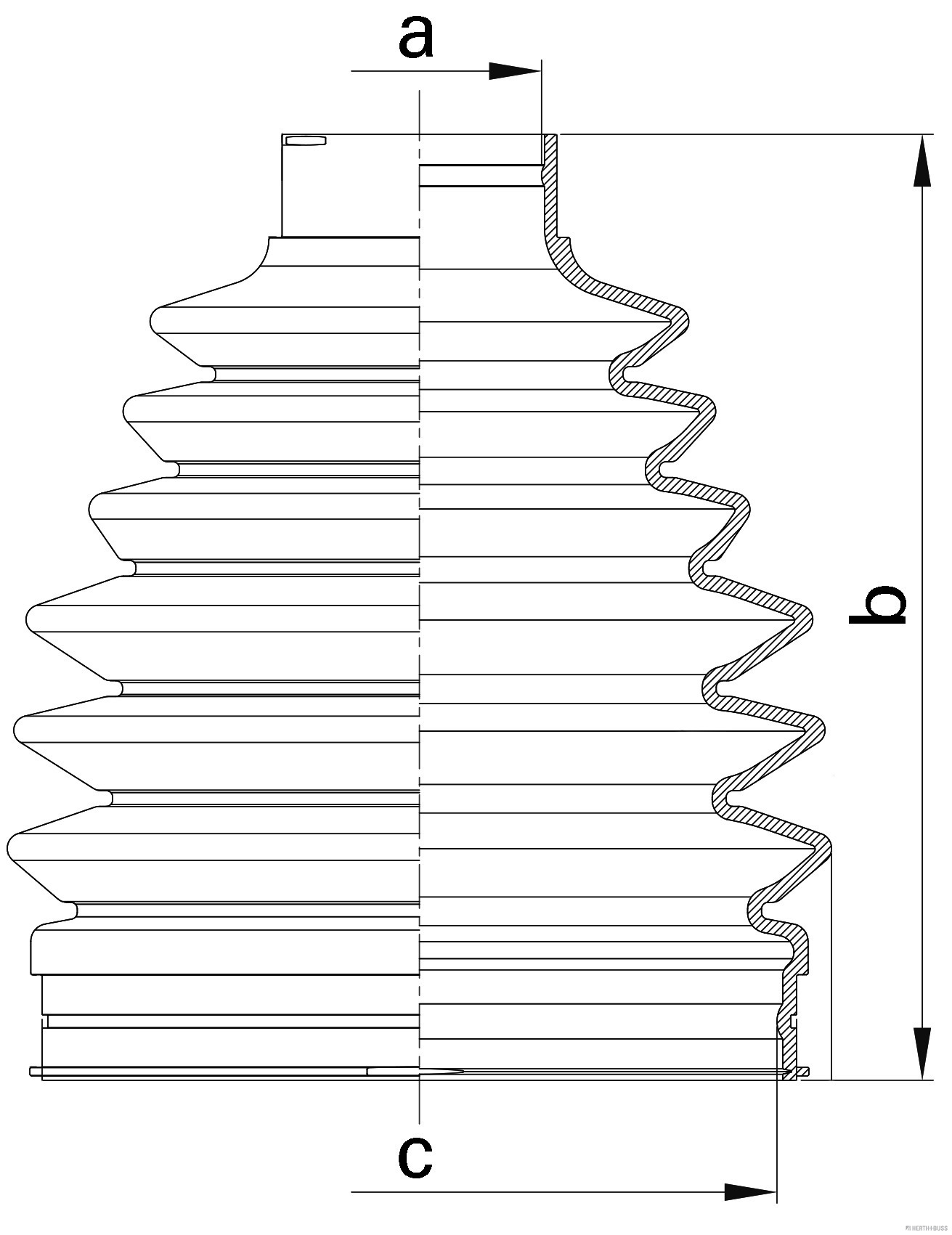 Herth+Buss Jakoparts Aandrijfashoes J2861033