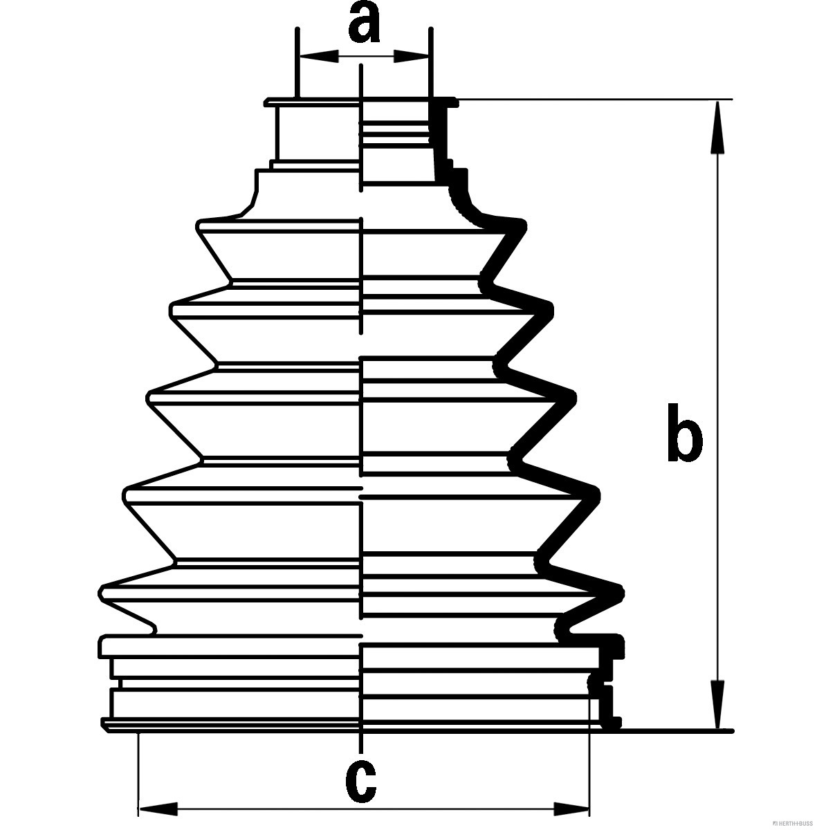 Herth+Buss Jakoparts Aandrijfashoes J2862023