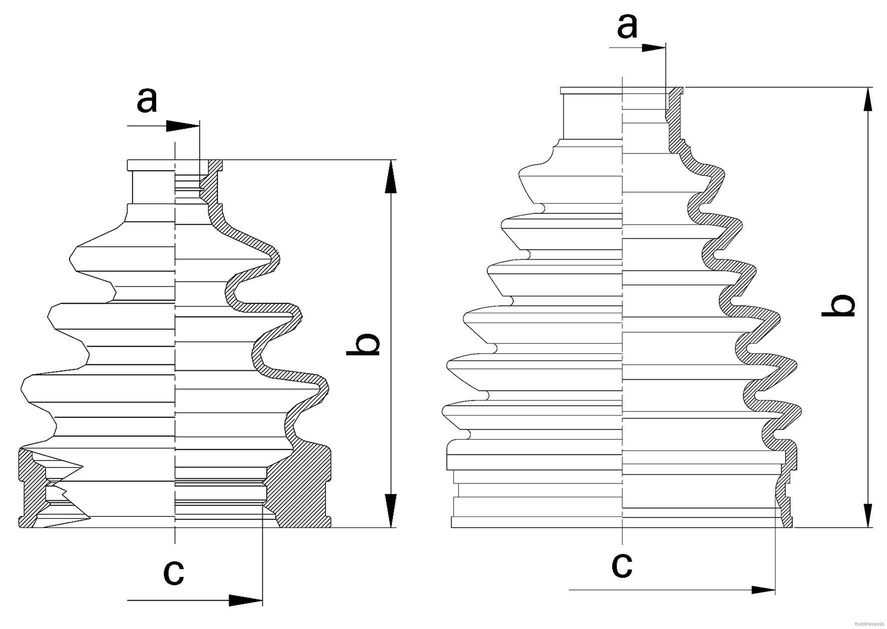 Herth+Buss Jakoparts Aandrijfashoes J2862030