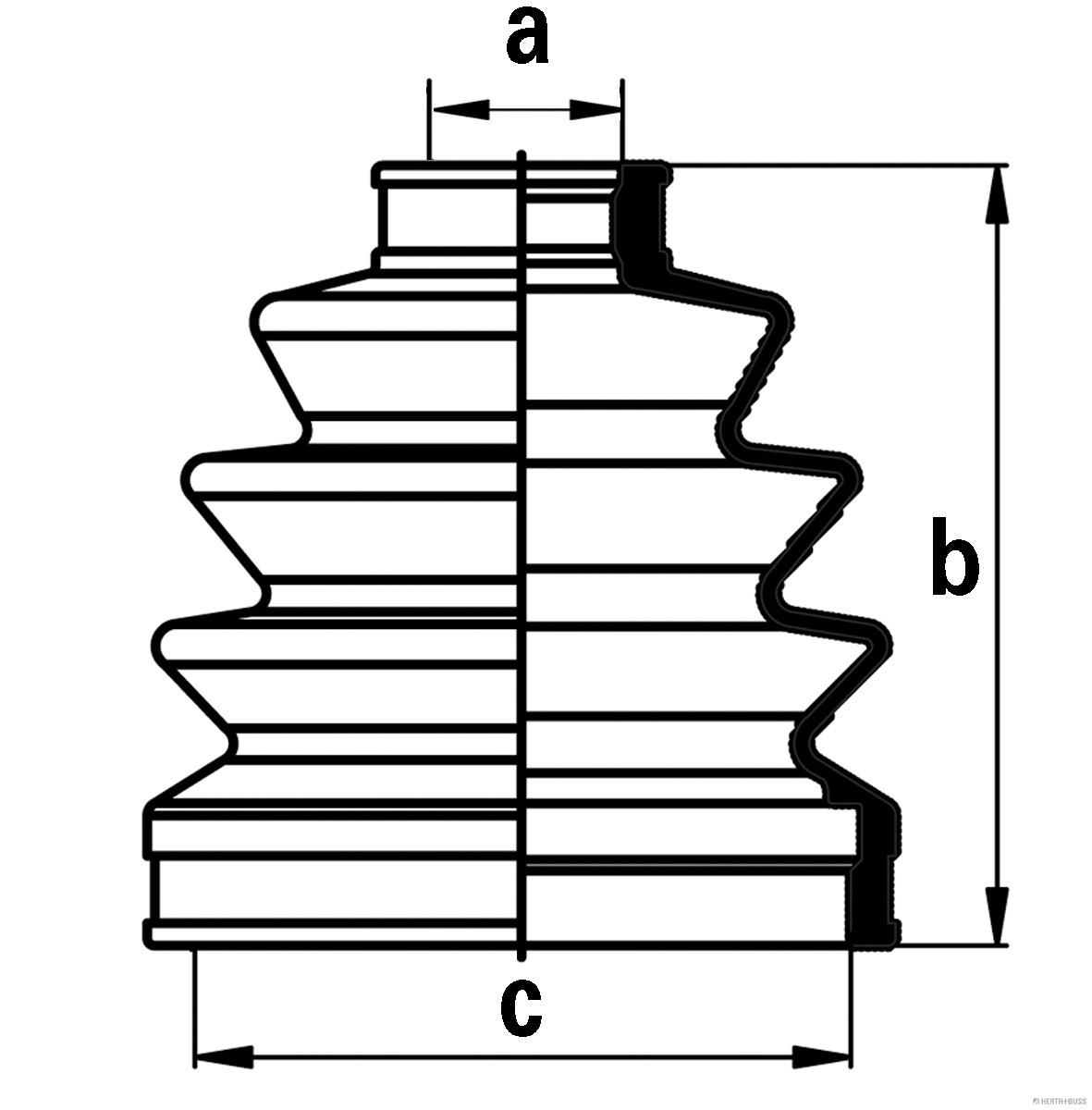 Herth+Buss Jakoparts Aandrijfashoes J2863002