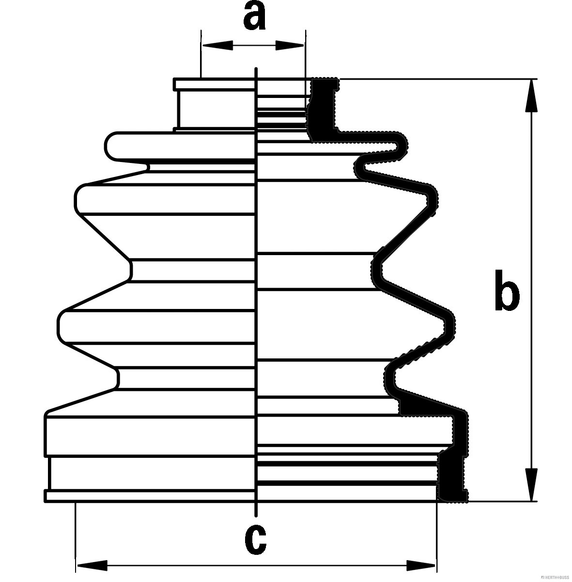 Herth+Buss Jakoparts Aandrijfashoes J2863004