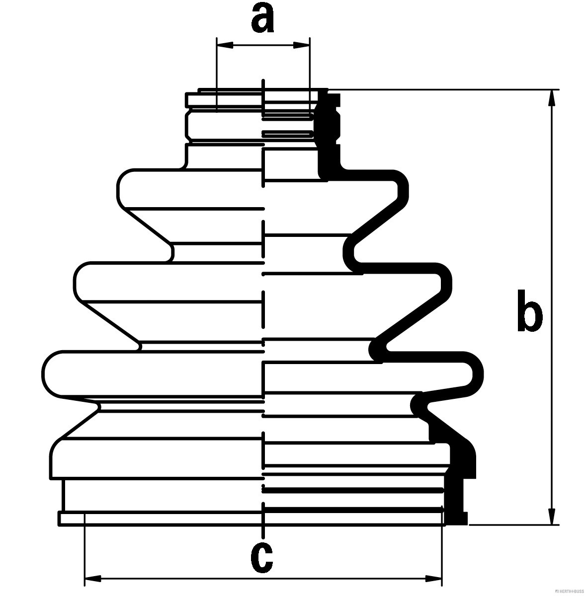 Herth+Buss Jakoparts Aandrijfashoes J2863008