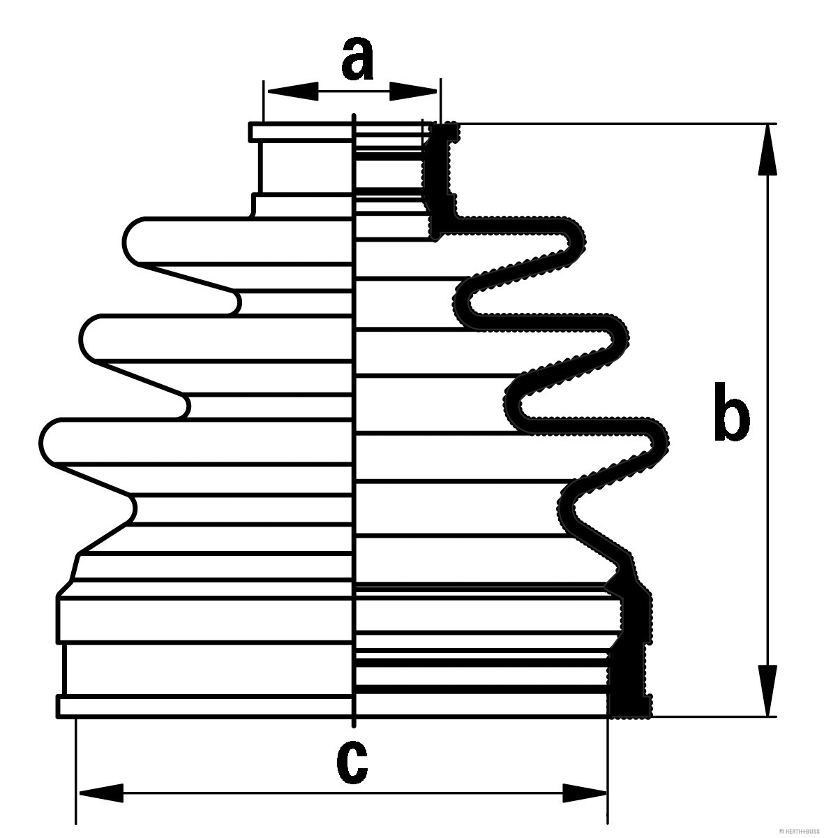 Herth+Buss Jakoparts Aandrijfashoes J2864020