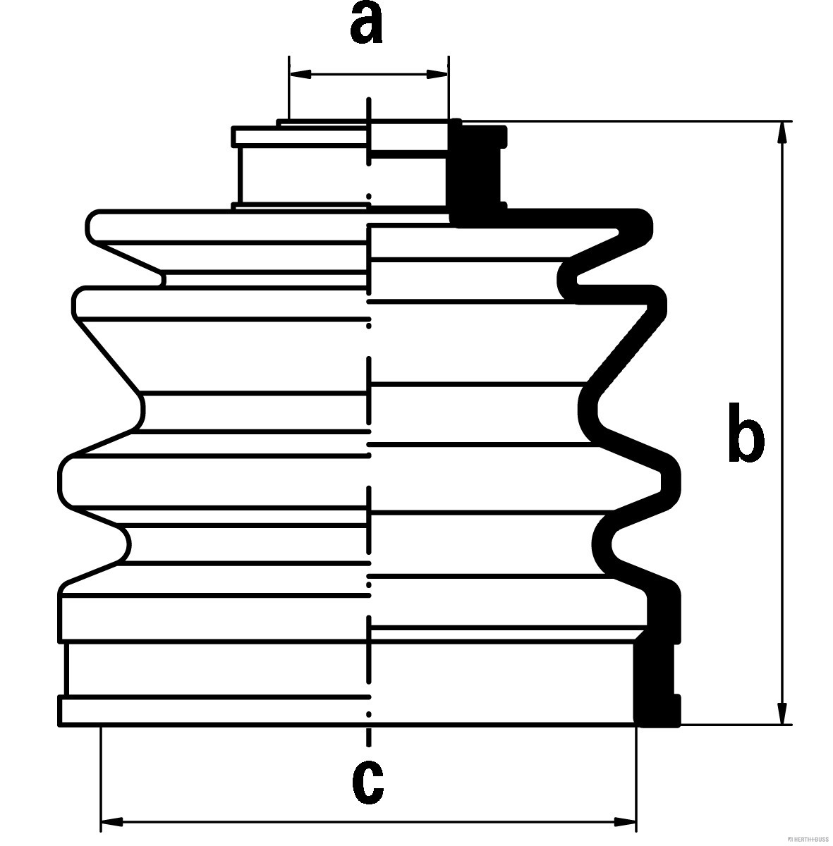 Herth+Buss Jakoparts Aandrijfashoes J2865001