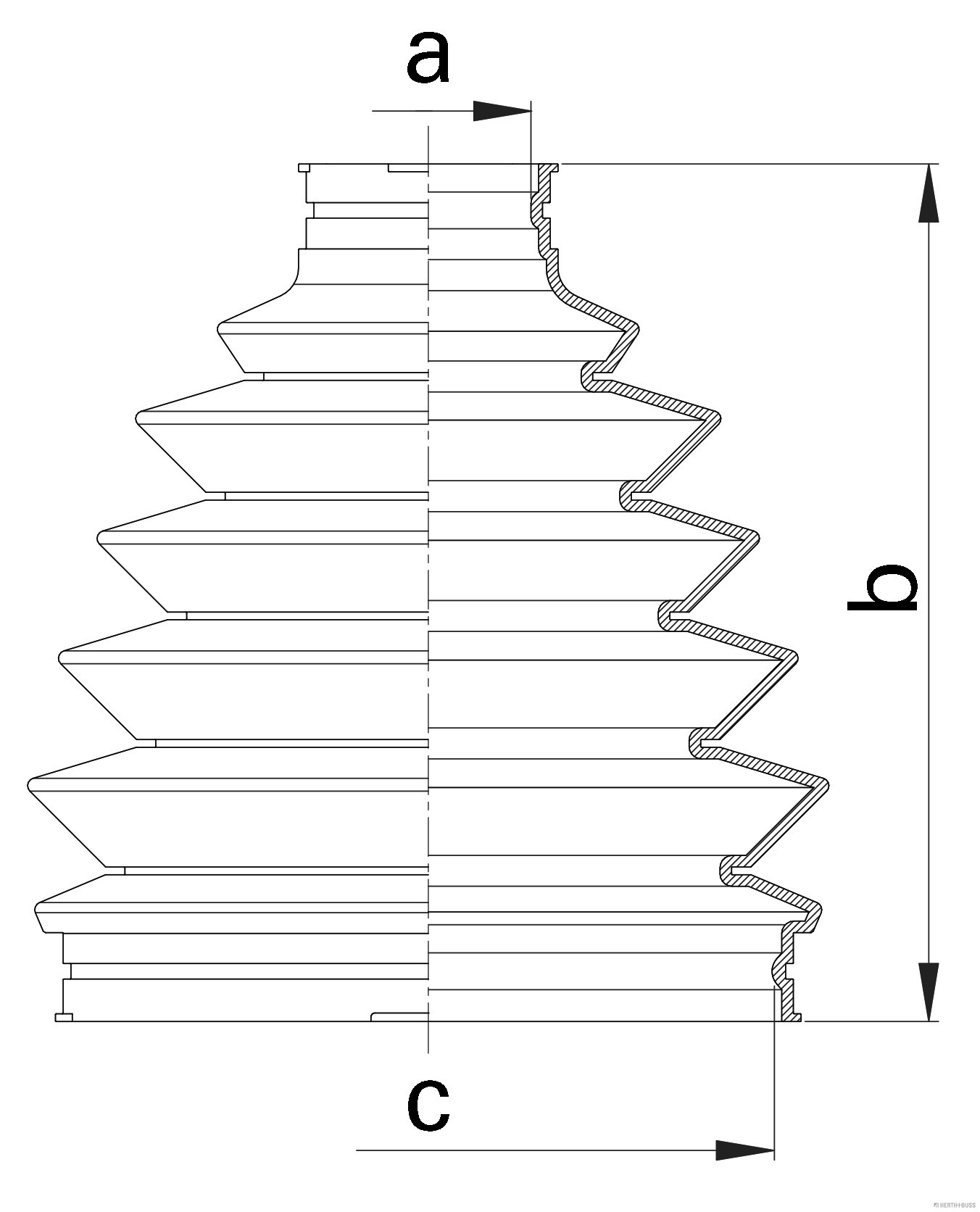 Herth+Buss Jakoparts Aandrijfashoes J2865019