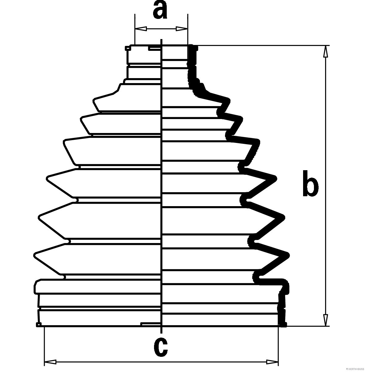 Herth+Buss Jakoparts Aandrijfashoes J2867016