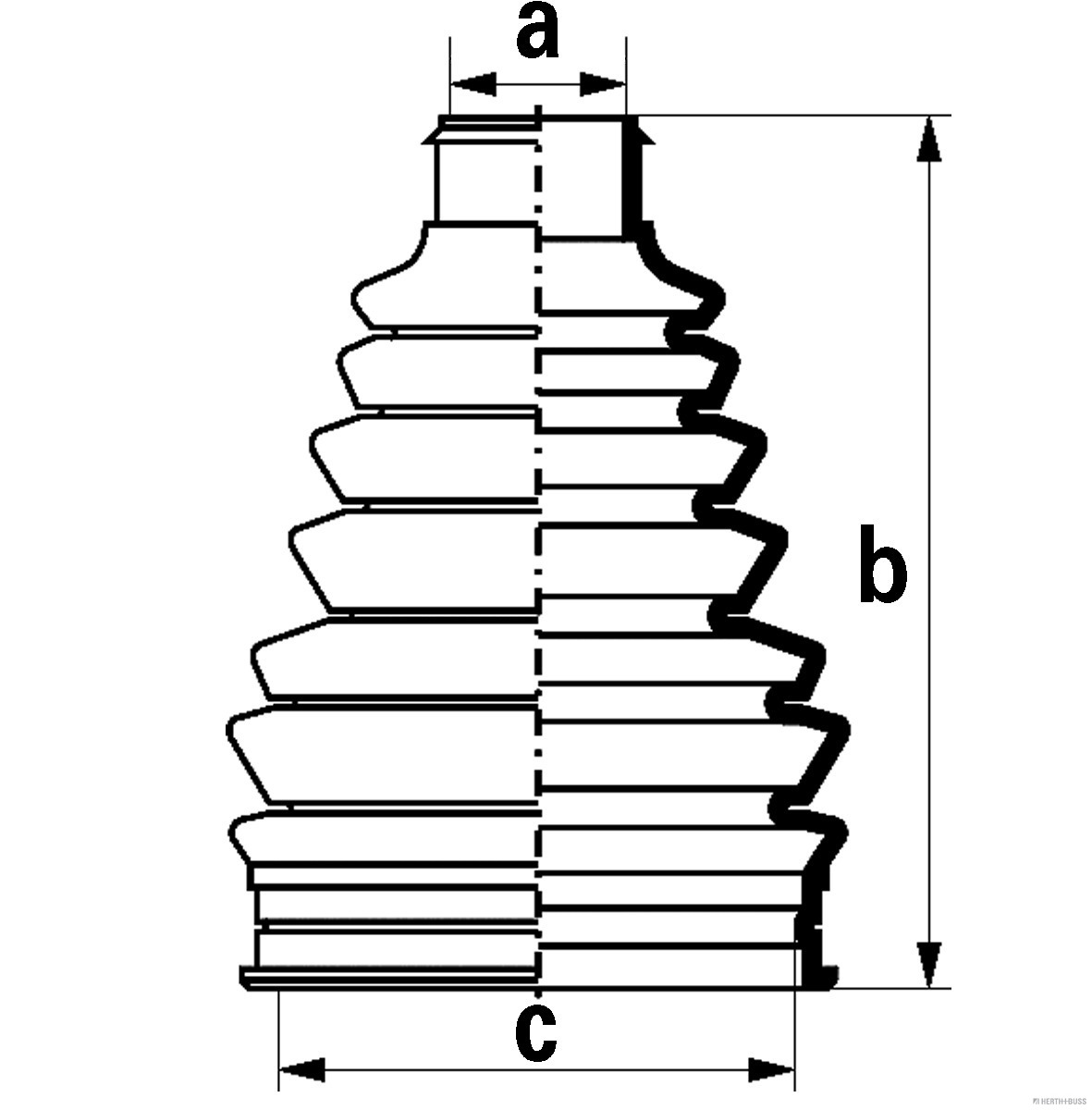 Herth+Buss Jakoparts Aandrijfashoes J2868005