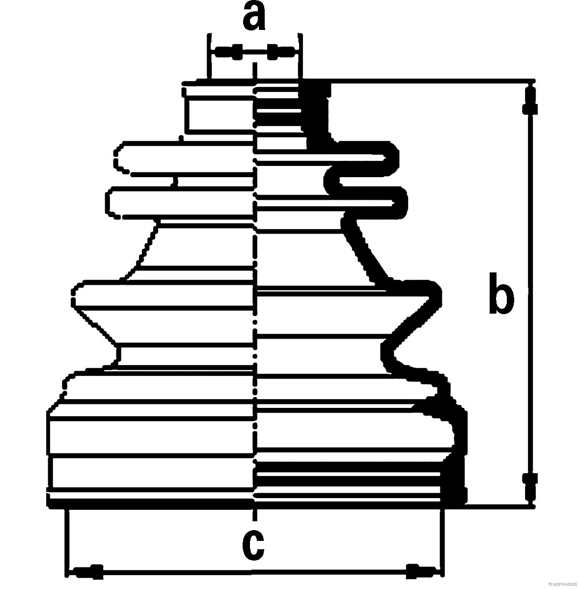 Herth+Buss Jakoparts Aandrijfashoes J2869000