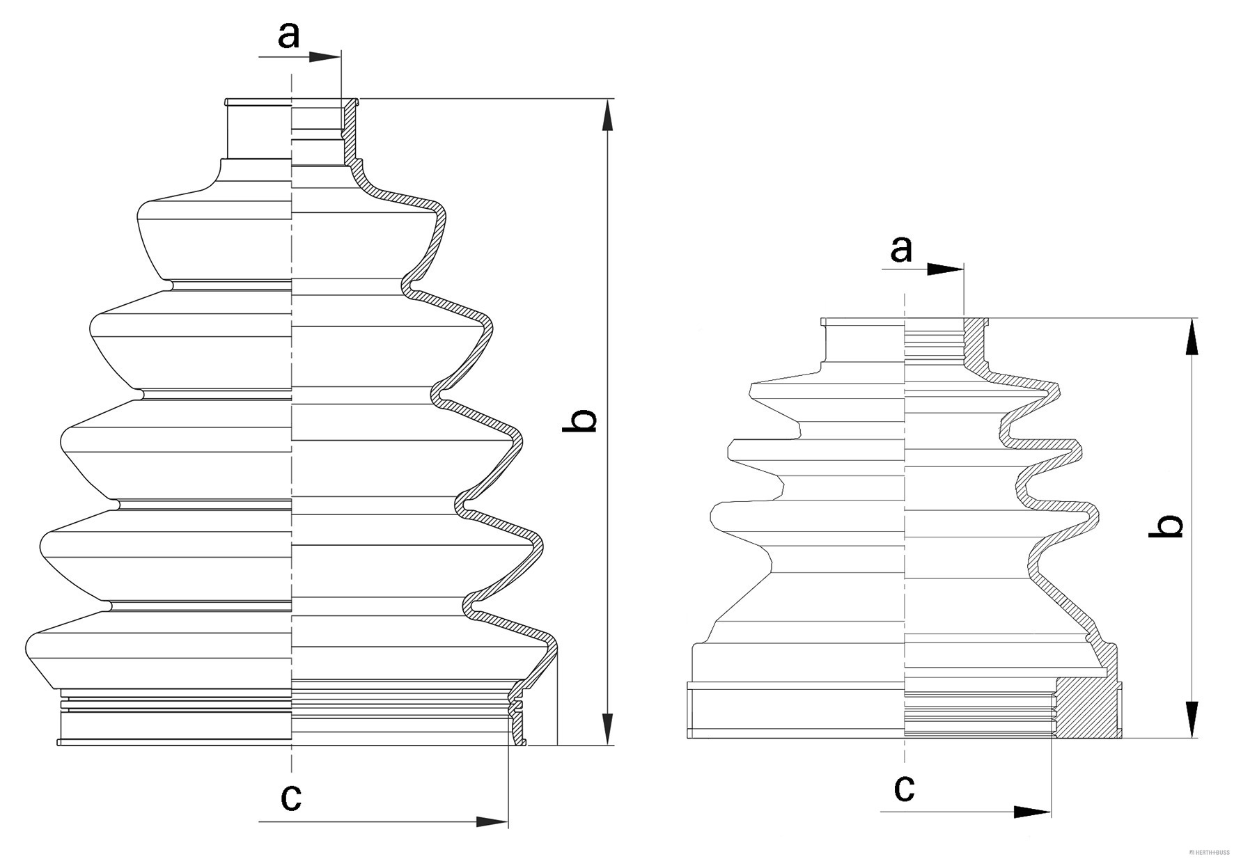 Herth+Buss Jakoparts Aandrijfashoes J2872005