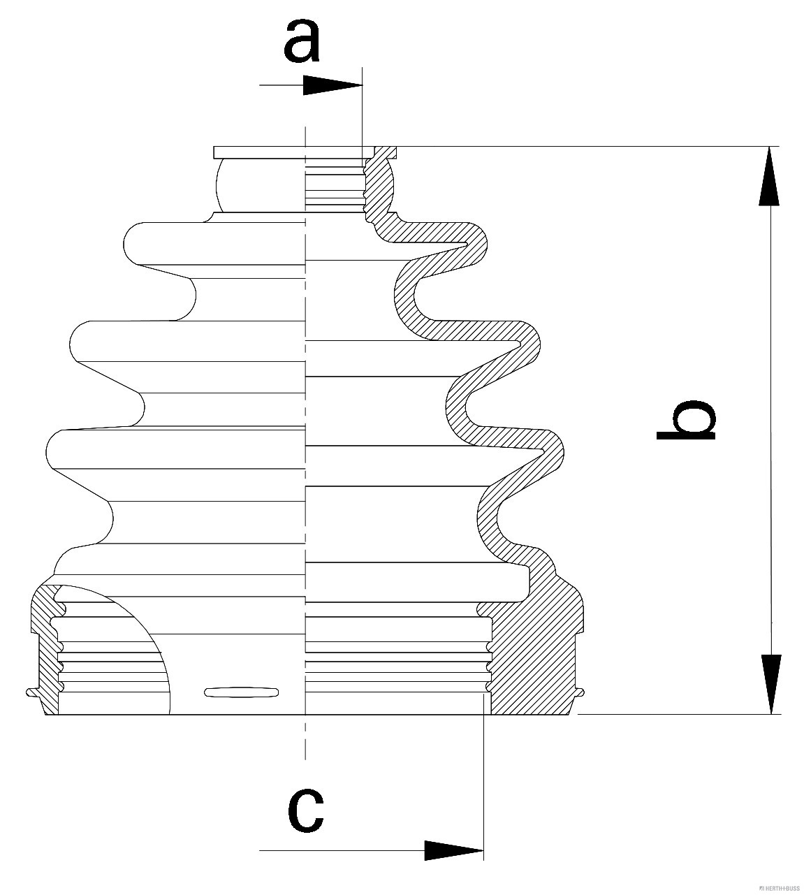 Herth+Buss Jakoparts Aandrijfashoes J2880508