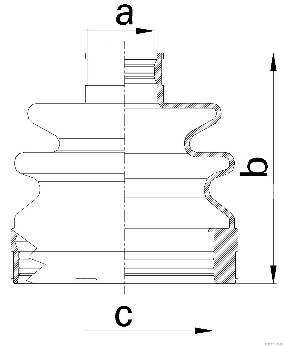 Herth+Buss Jakoparts Aandrijfashoes J2880514