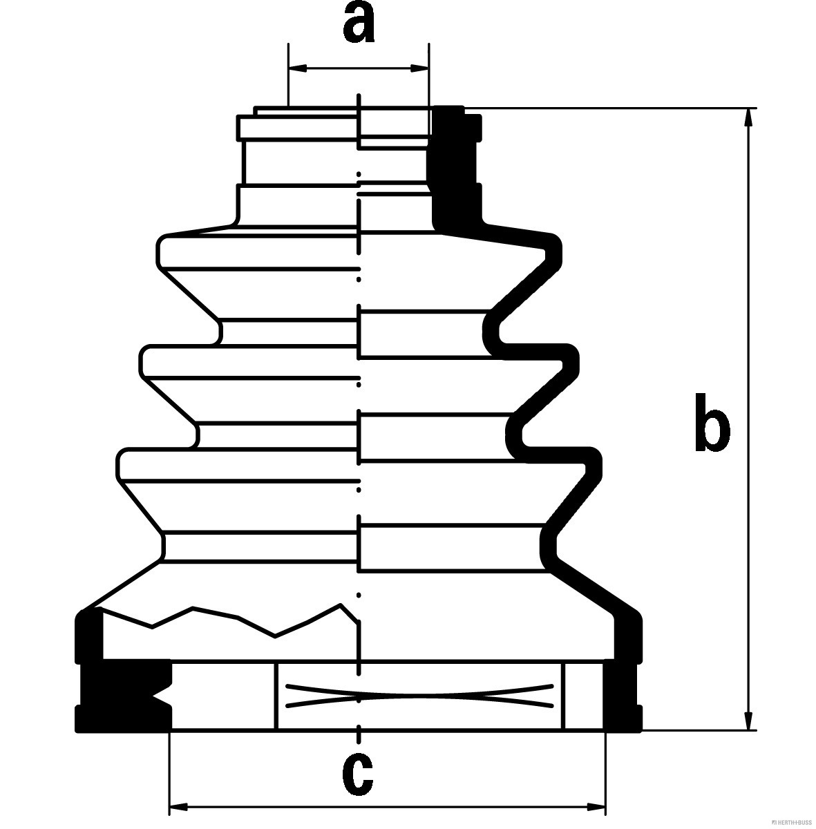 Herth+Buss Jakoparts Aandrijfashoes J2881000