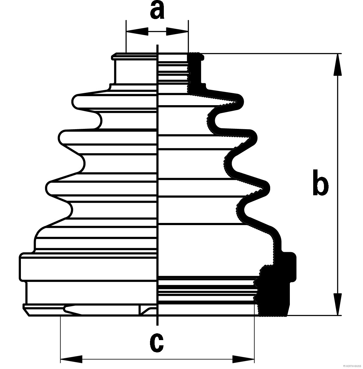 Herth+Buss Jakoparts Aandrijfashoes J2881027