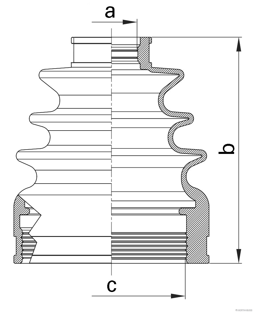 Herth+Buss Jakoparts Aandrijfashoes J2881034
