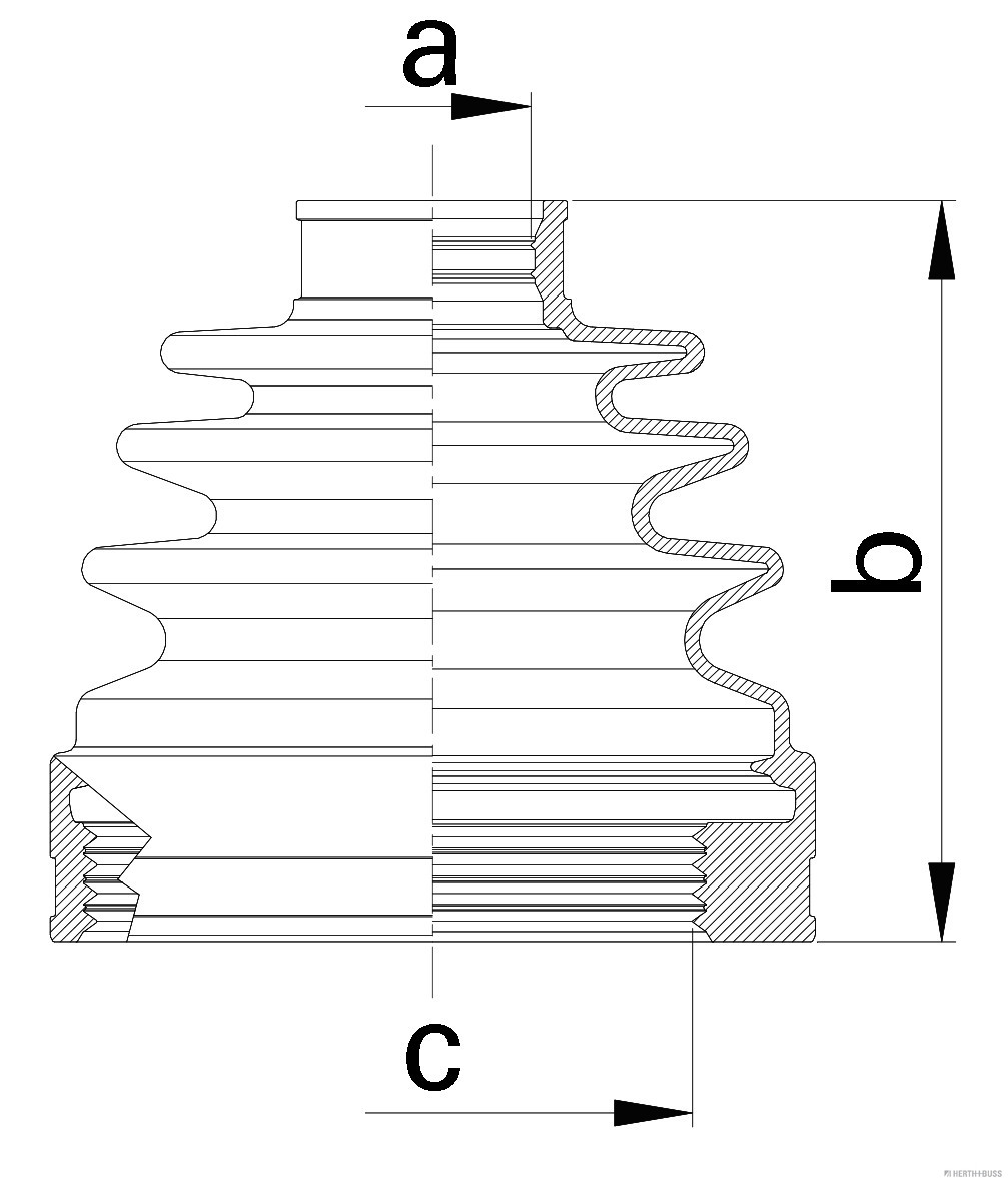 Herth+Buss Jakoparts Aandrijfashoes J2881035