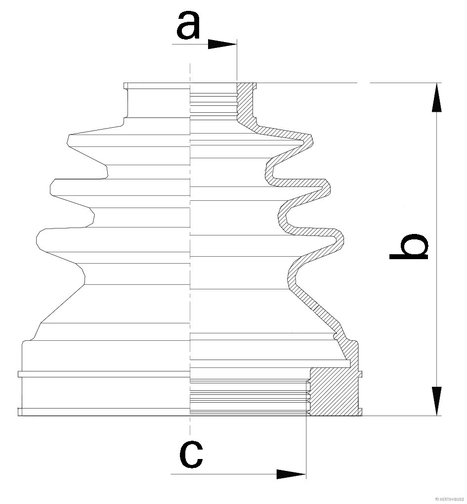 Herth+Buss Jakoparts Aandrijfashoes J2881037