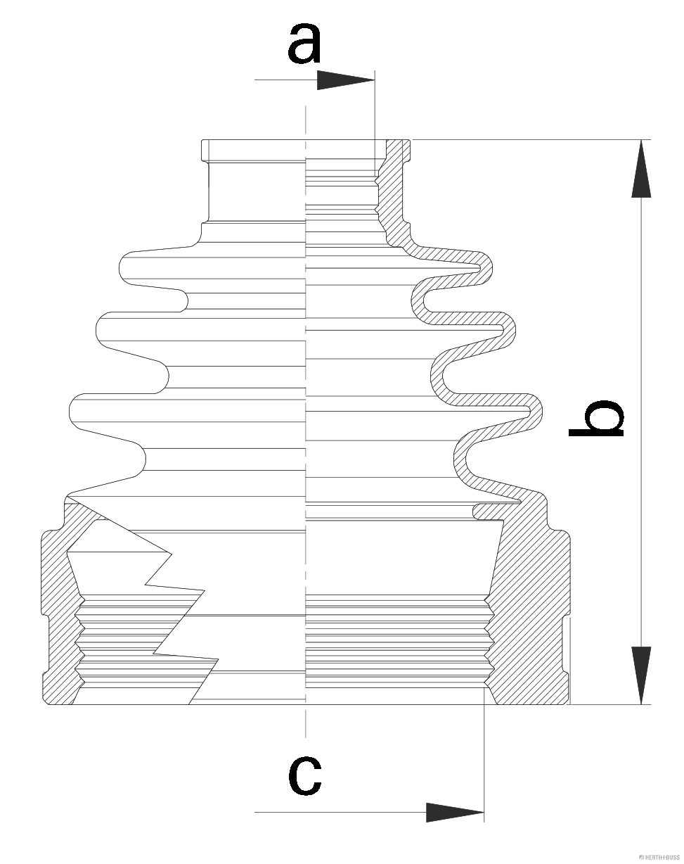 Herth+Buss Jakoparts Aandrijfashoes J2881039