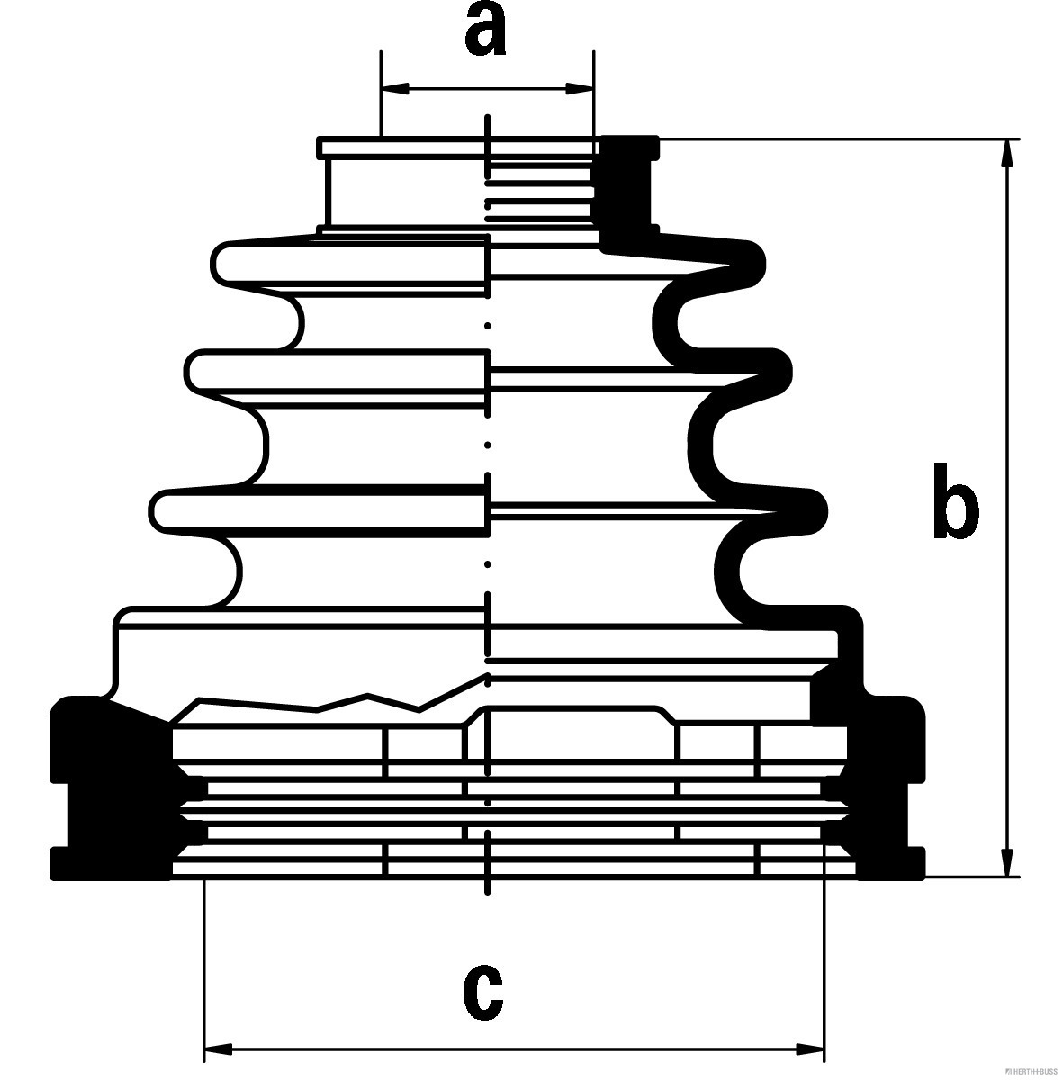 Herth+Buss Jakoparts Aandrijfashoes J2882006