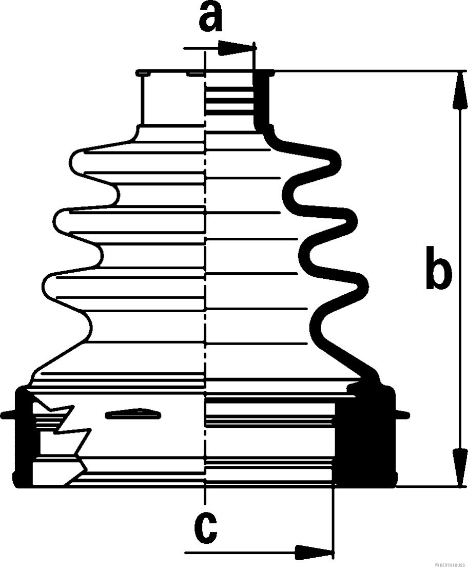 Herth+Buss Jakoparts Aandrijfashoes J2882021