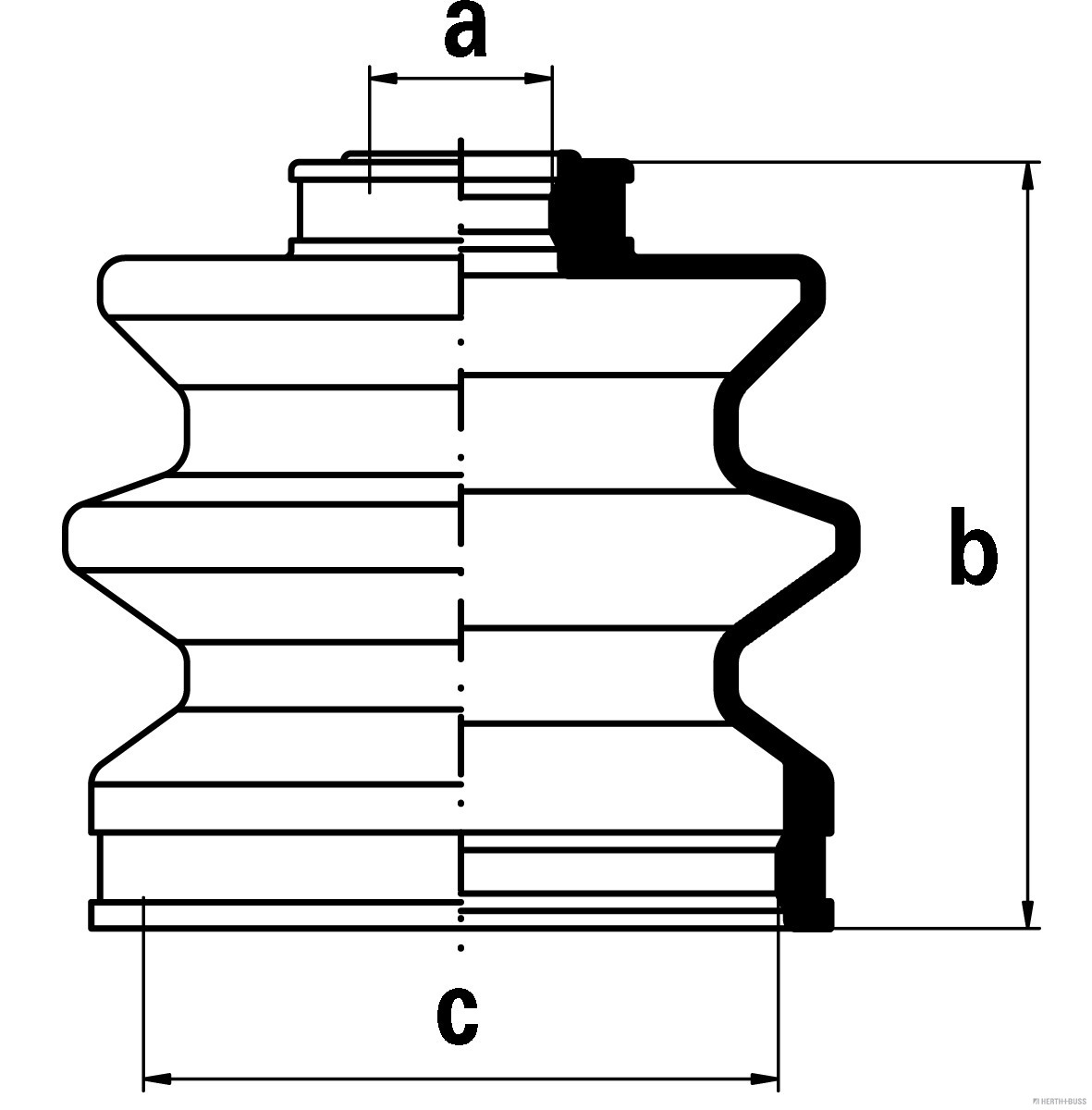 Herth+Buss Jakoparts Aandrijfashoes J2883000