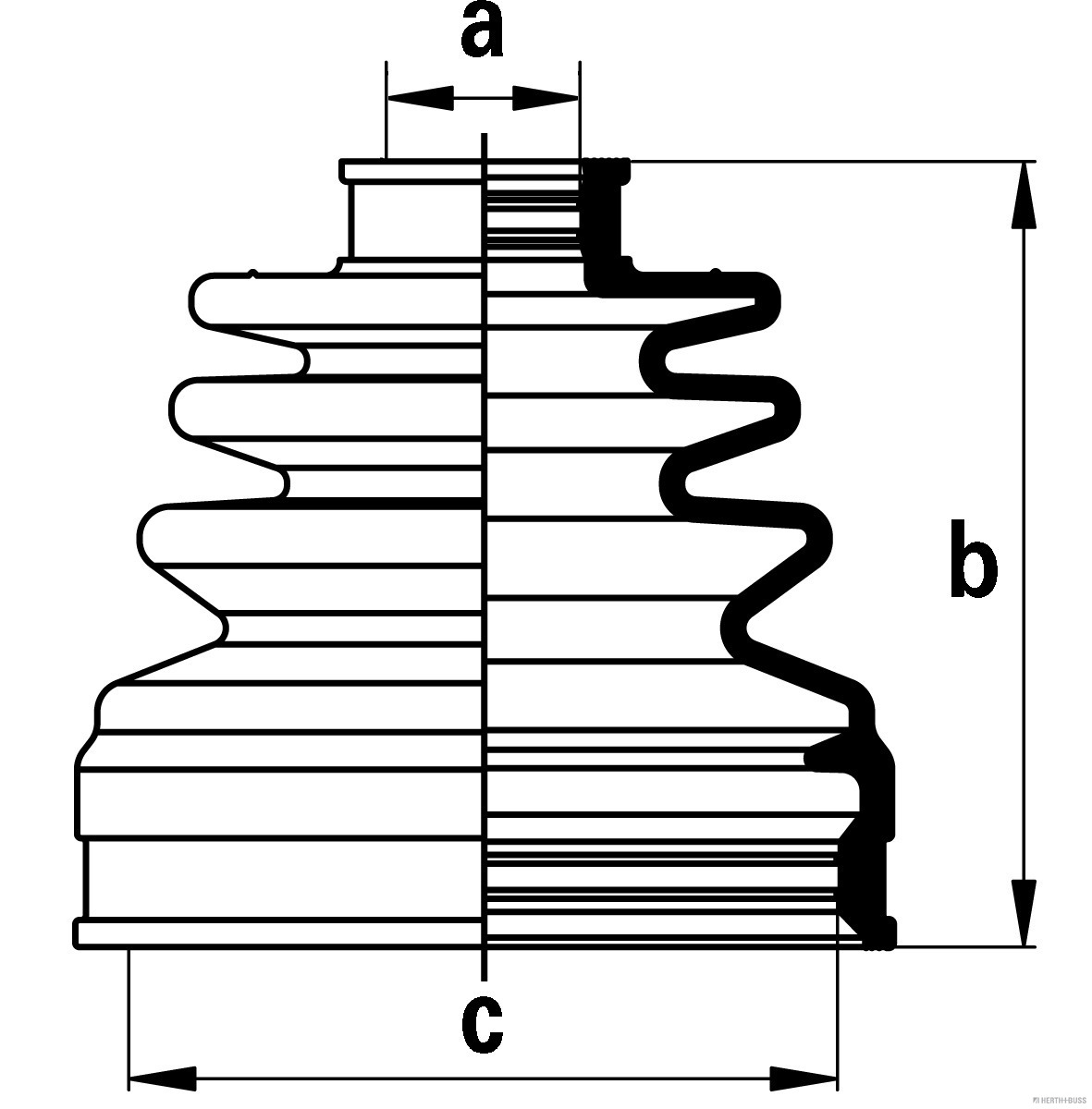 Herth+Buss Jakoparts Aandrijfashoes J2884014