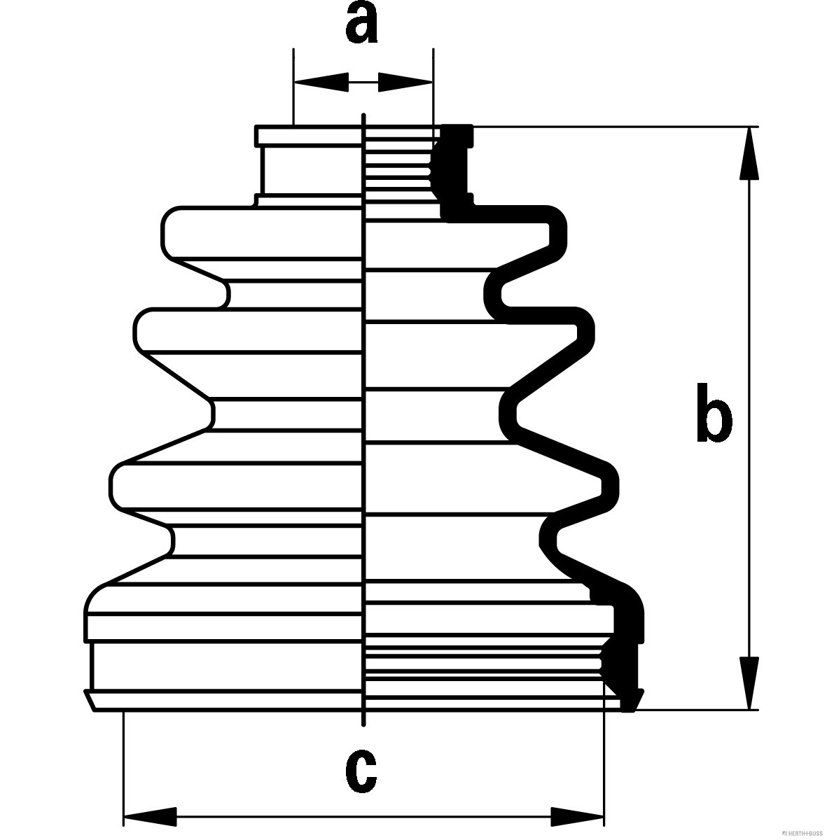 Herth+Buss Jakoparts Aandrijfashoes J2884017