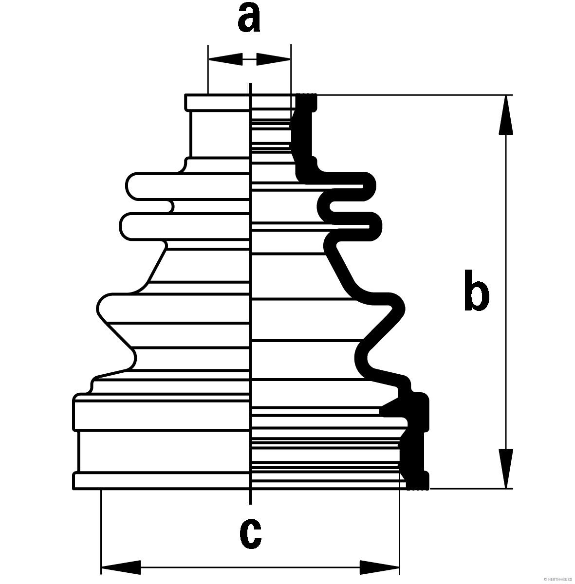 Herth+Buss Jakoparts Aandrijfashoes J2884018