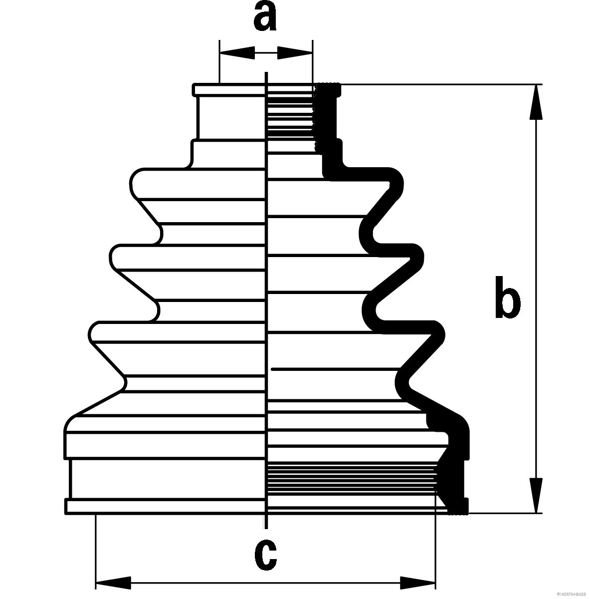 Herth+Buss Jakoparts Aandrijfashoes J2884022