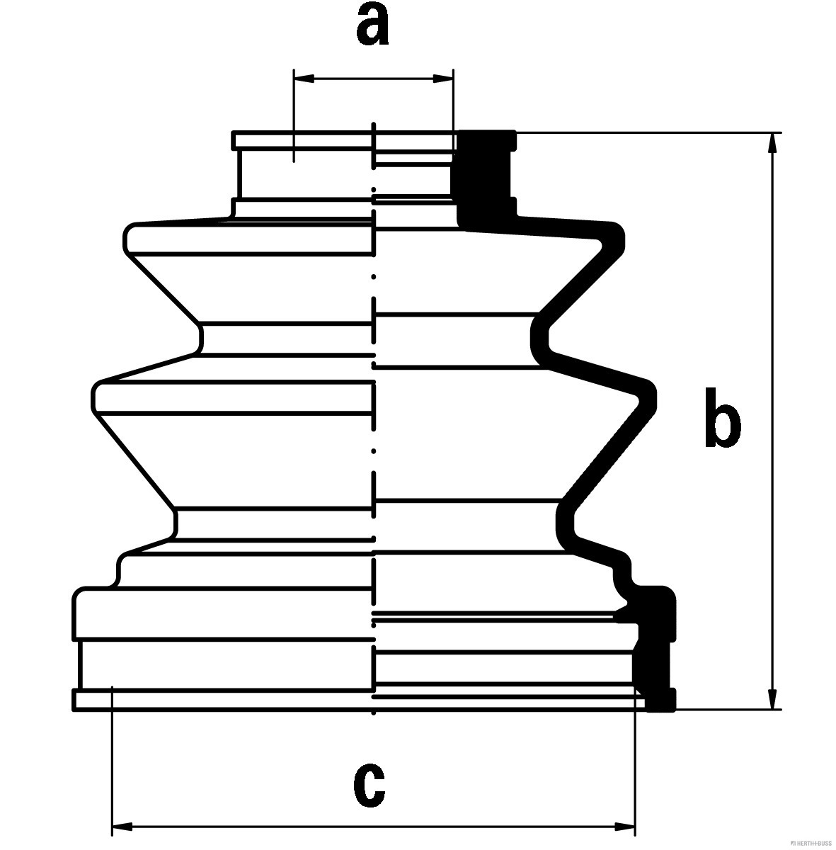 Herth+Buss Jakoparts Aandrijfashoes J2885007