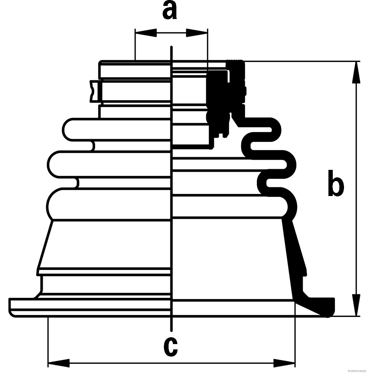 Herth+Buss Jakoparts Aandrijfashoes J2885013