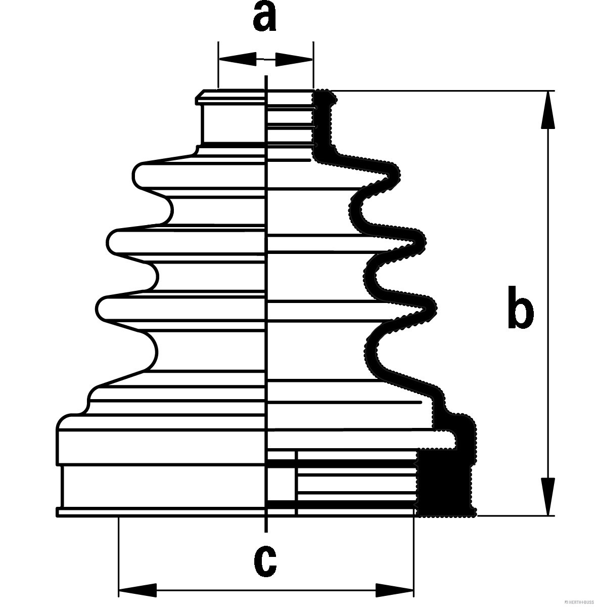 Herth+Buss Jakoparts Aandrijfashoes J2885016