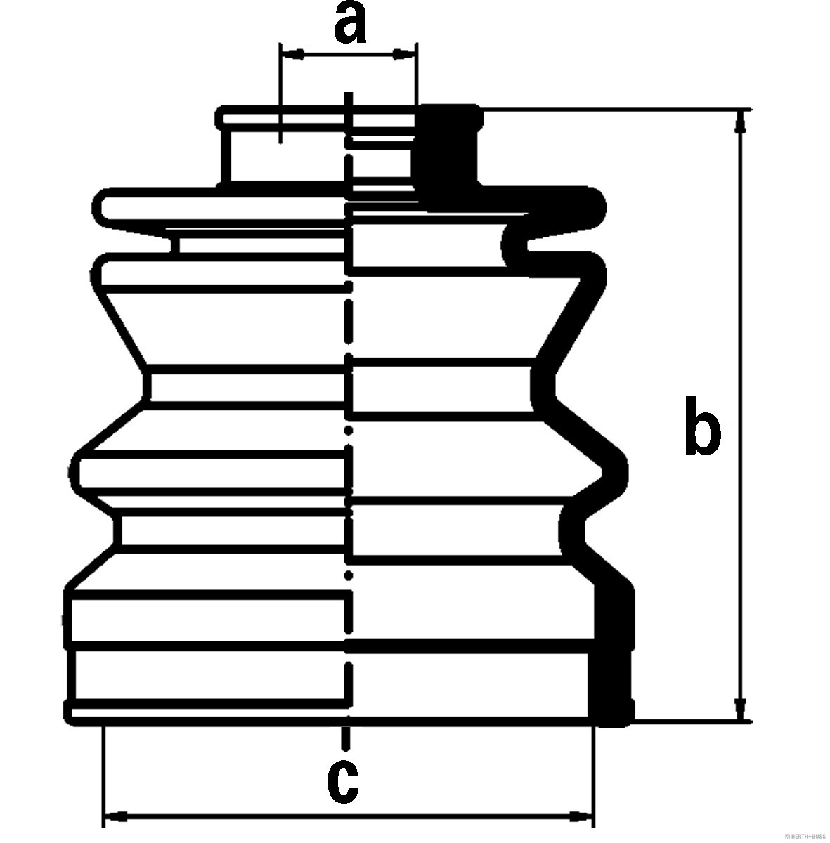 Herth+Buss Jakoparts Aandrijfashoes J2888000