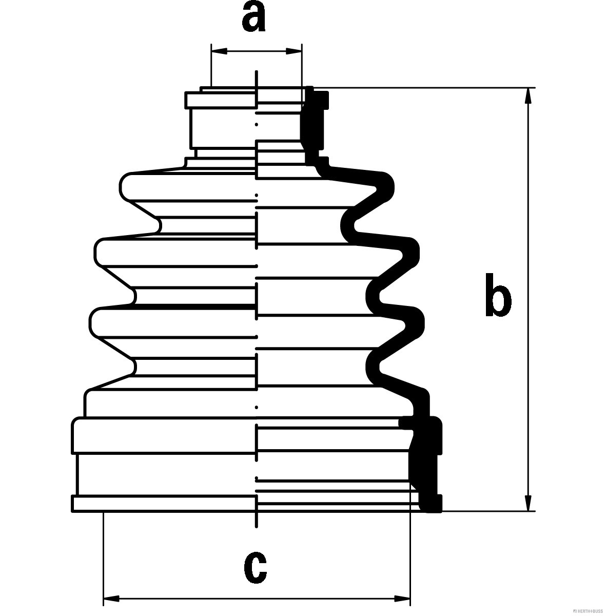 Herth+Buss Jakoparts Aandrijfashoes J2888002