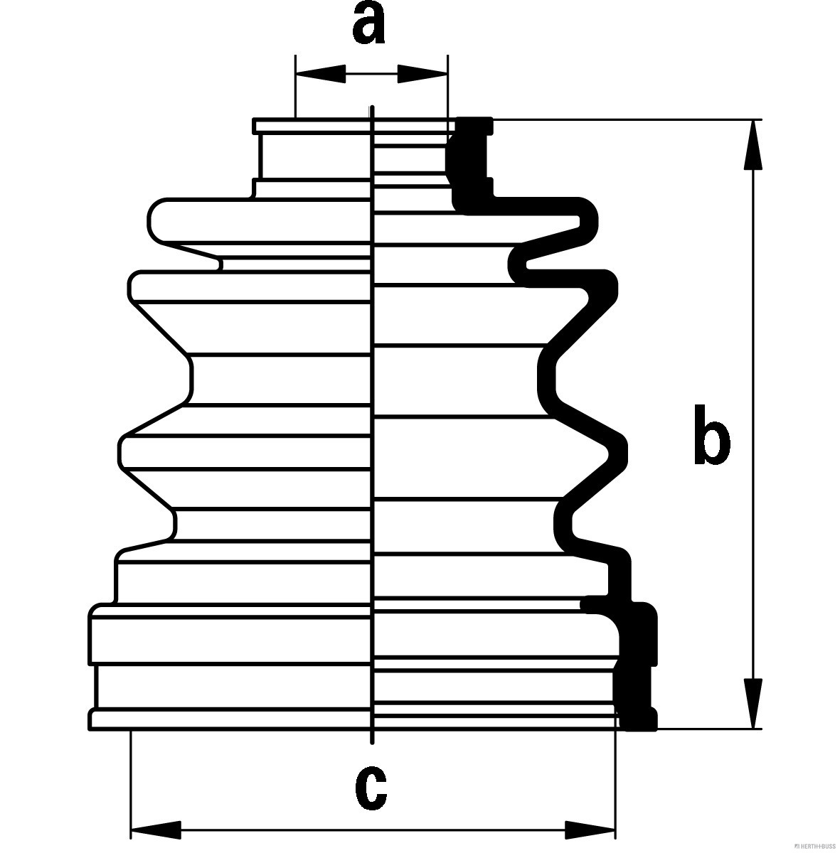 Herth+Buss Jakoparts Aandrijfashoes J2888008