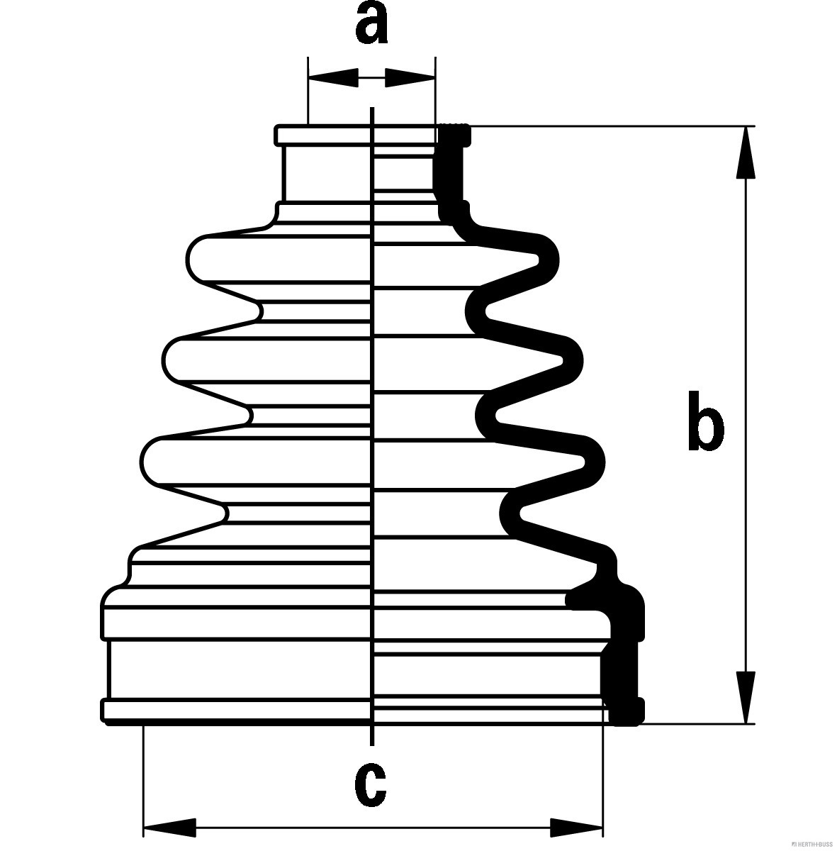 Herth+Buss Jakoparts Aandrijfashoes J2888013