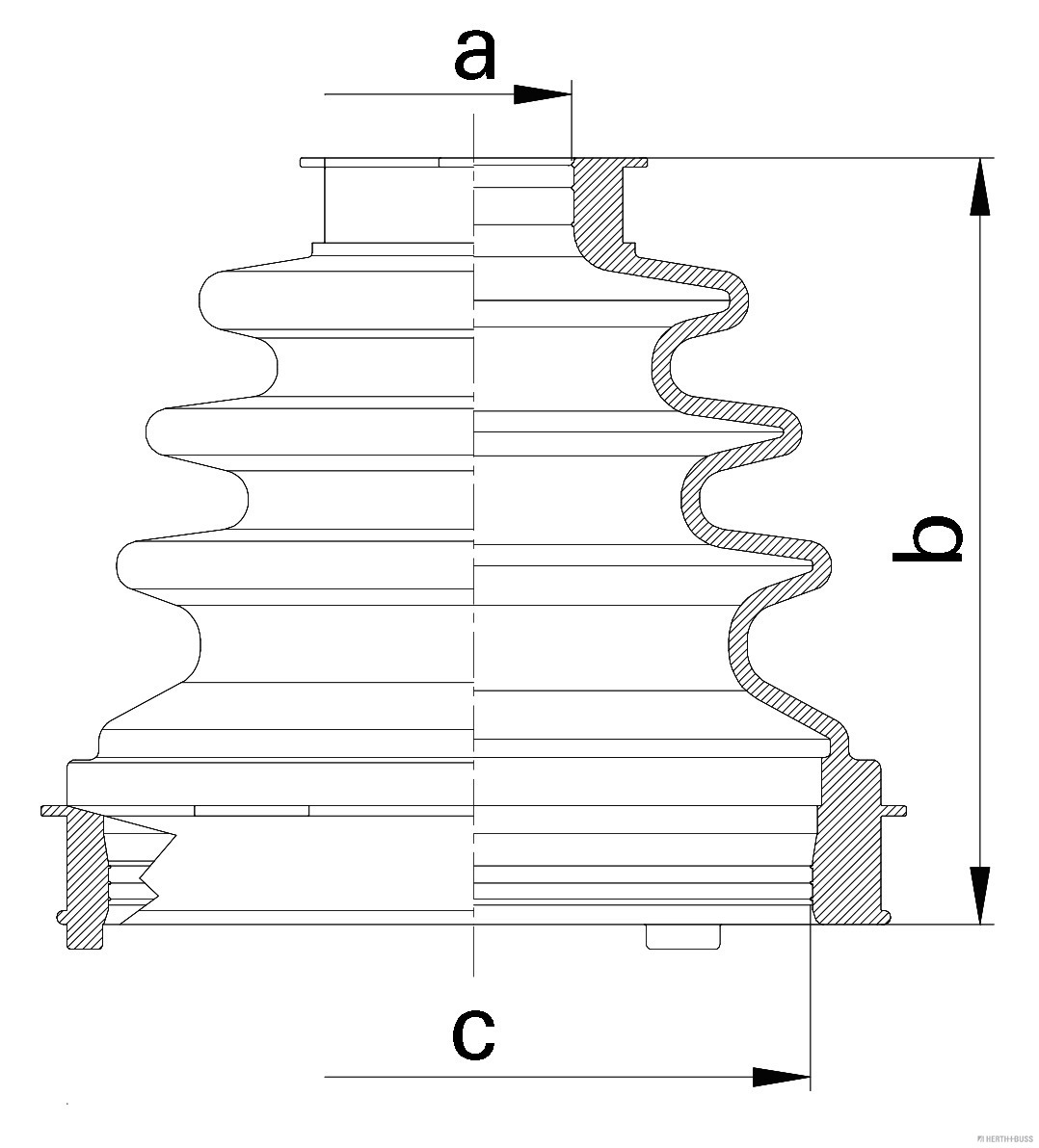 Herth+Buss Jakoparts Aandrijfashoes J2888016