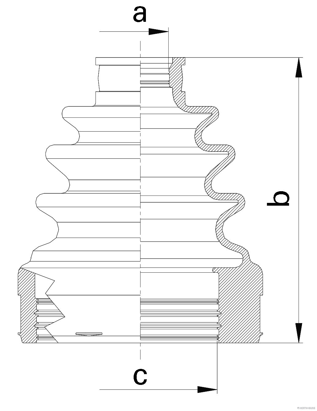 Herth+Buss Jakoparts Aandrijfashoes J2890300