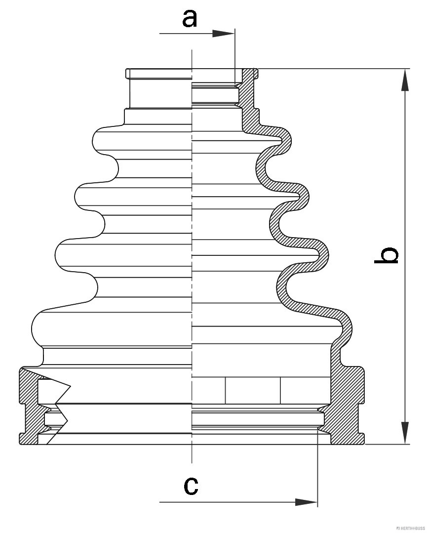 Herth+Buss Jakoparts Aandrijfashoes J2892003