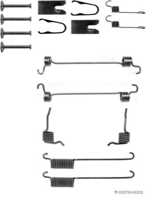 Rem montageset Herth+Buss Jakoparts J3563008