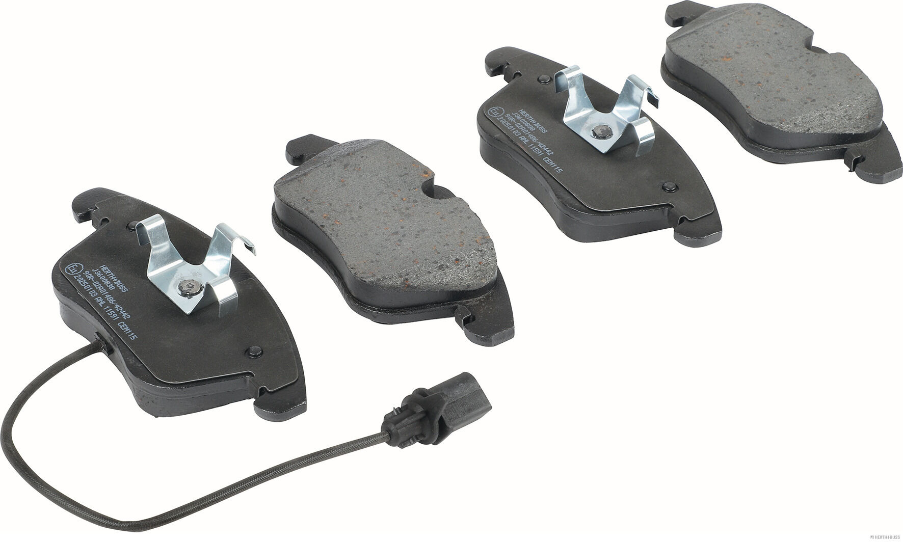 Herth+Buss Jakoparts Remblokkenset, schijfrem J3600838
