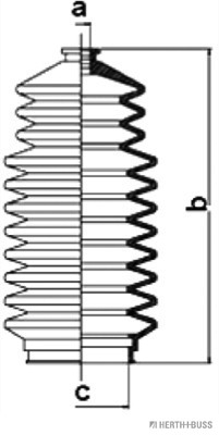 Herth+Buss Jakoparts Stuurhuishoes J4101002