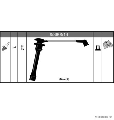 Herth+Buss Jakoparts Bougiekabelset J5380514