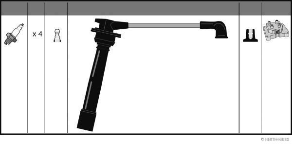 Herth+Buss Jakoparts Bougiekabelset J5380521