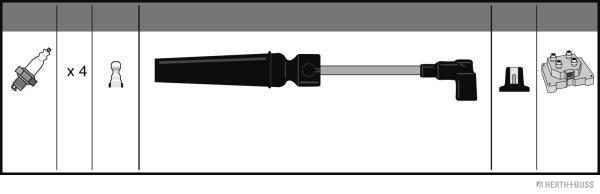 Herth+Buss Jakoparts Bougiekabelset J5380907