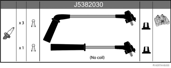 Herth+Buss Jakoparts Bougiekabelset J5382030