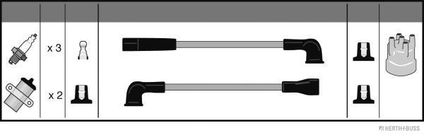 Herth+Buss Jakoparts Bougiekabelset J5387012