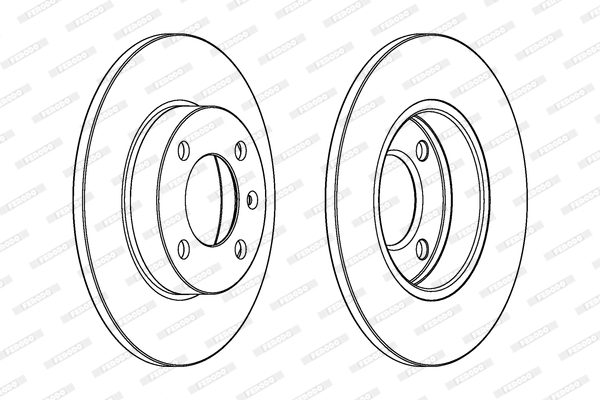 Ferodo Remschijven DDF042C
