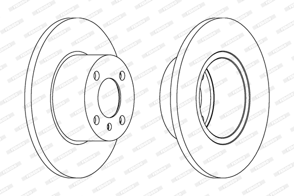 Ferodo Remschijven DDF075