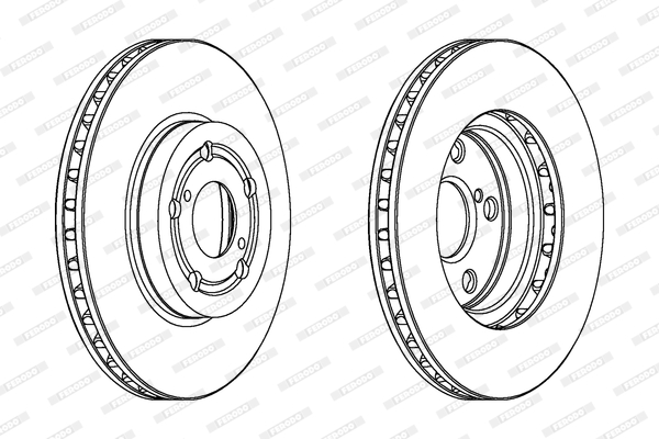 Ferodo Remschijven DDF1064
