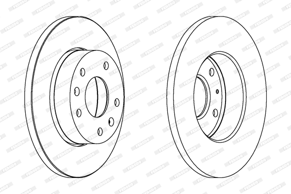 Ferodo Remschijven DDF1100